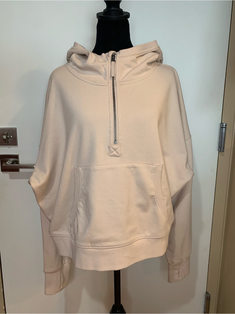 JoyLab NWT XL Cream Half-Zip Hoodie Sweatshirt